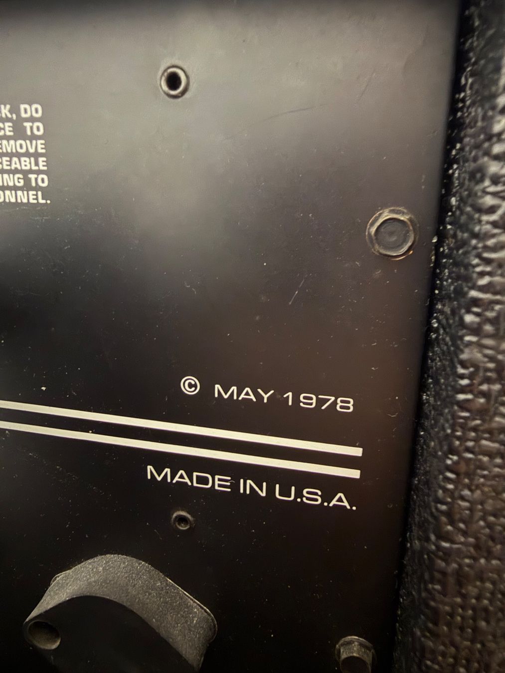 Peavey Verstärker: Peavy Full Stack Mark lll 400 G 1978 Vintage – Gebraucht aus Rothrist von electricGipsy 5