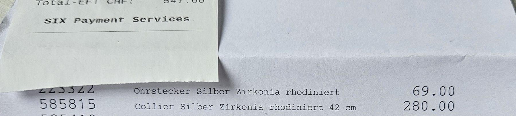 Orecchini pendenti & Orecchini a lobo: Ohrstecker Silber, rhodiniert, Zirkonia – Nuovo (secondo la descrizione) da Lyss venduto da Tigerduft 2
