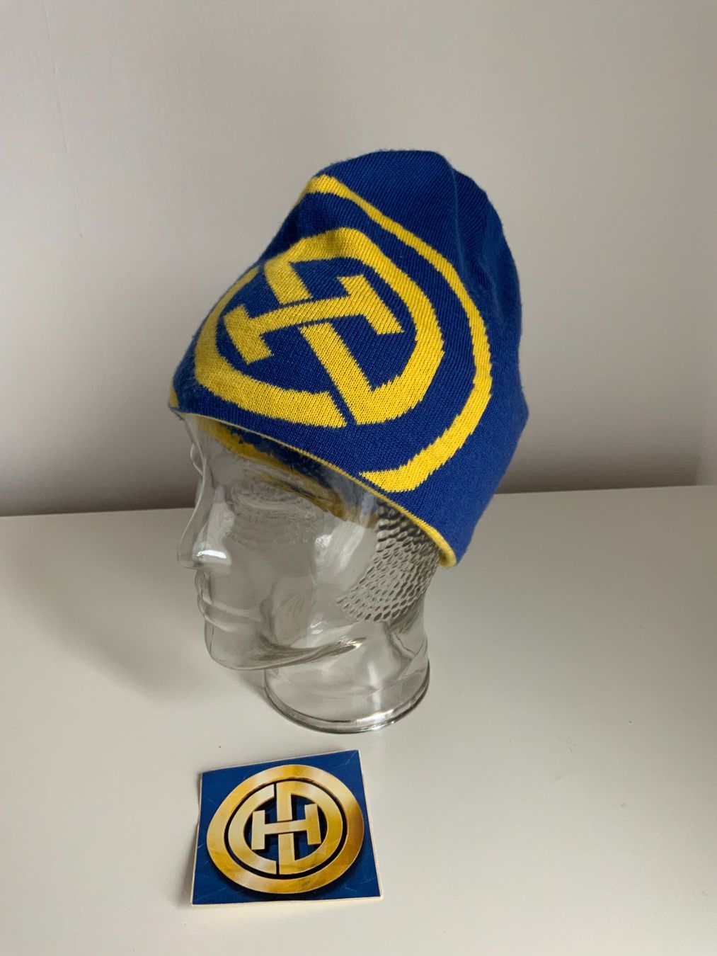 Copricapi, berretti & cappellini: HCD Mütze nostalgisch/vintage mit Kleber – Usato da Luzern venduto da Flocke11 1