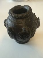 Vase Bronze Figuren Relief antike Darstellung