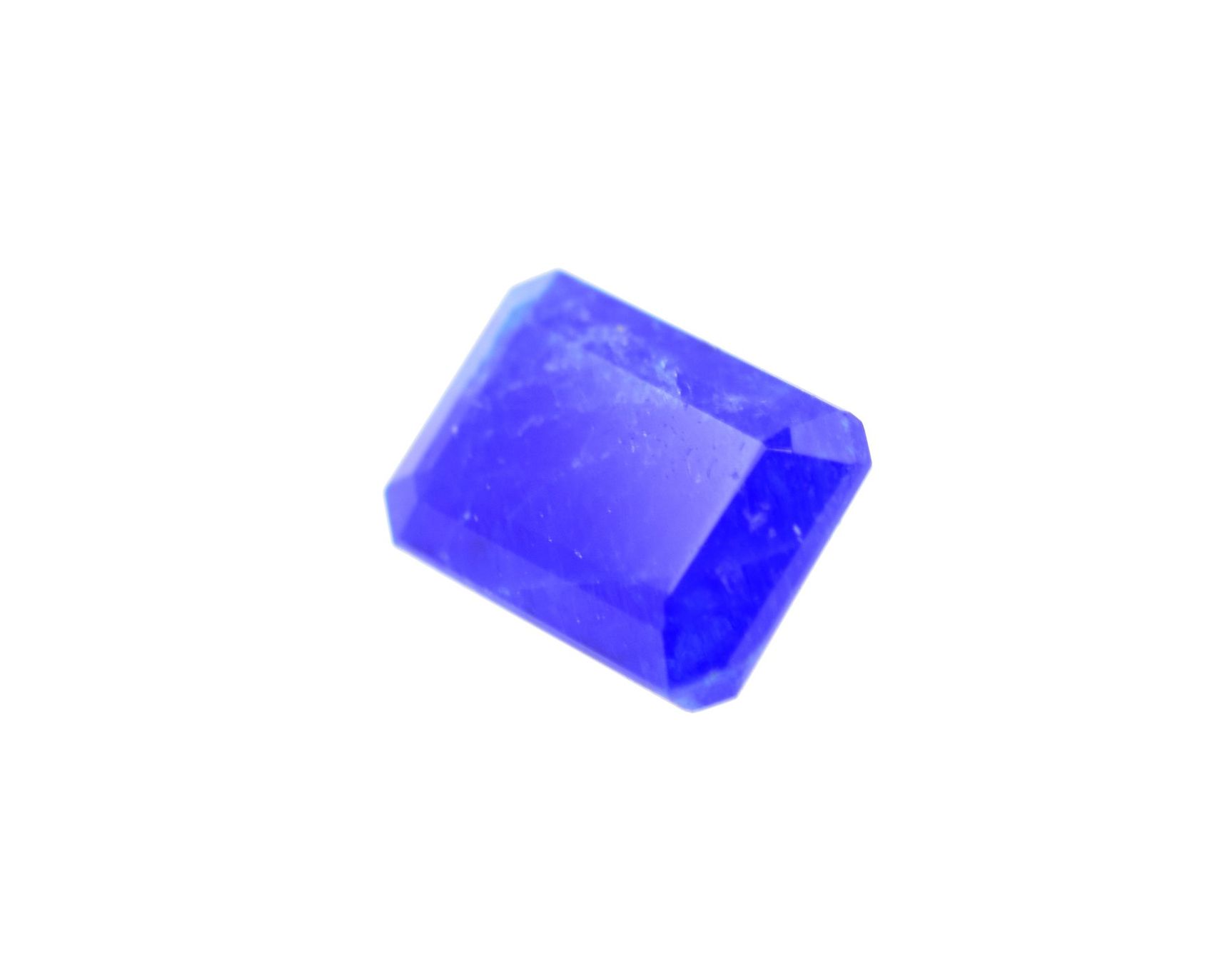 Pietre preziose: Hauyn-Blau-0.72 ct-Smaragd Schliff-Idar-Oberstein – Nuovo e nell'imballaggio originale da Berlingen venduto da inf_rn5k 1