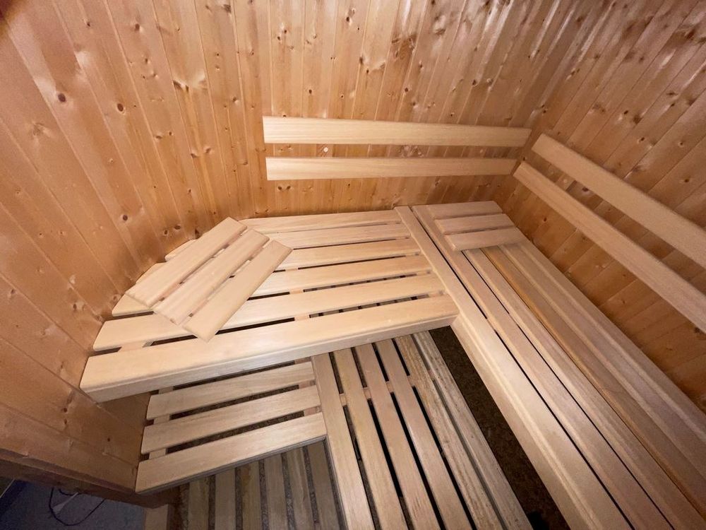 Fast nie gebrauchte Sauna zu verkaufen