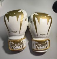 Boxing Gloves Venum white gold size 12 oz