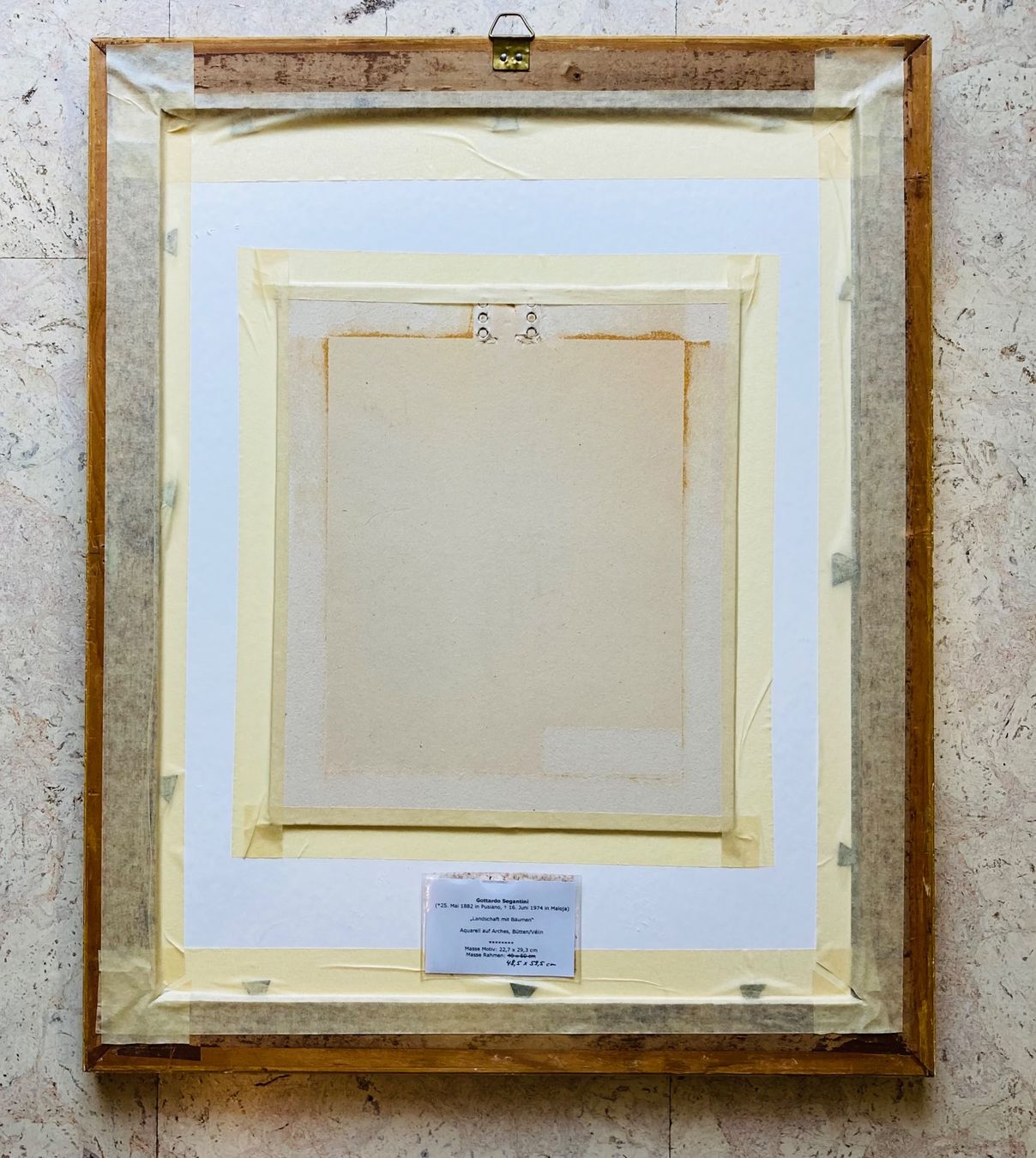 Dipinti: Gottardo Segantini, Originalgemälde – Usato da Einsiedeln venduto da artgallery59 3