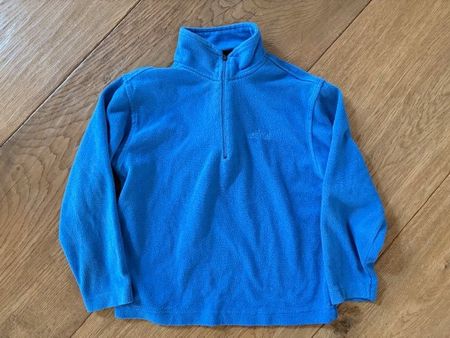 Faserpelzpullover Gr. 128 blau