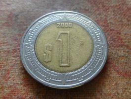 MEXIQUE   1  Peso  2000  Amérique-Sud