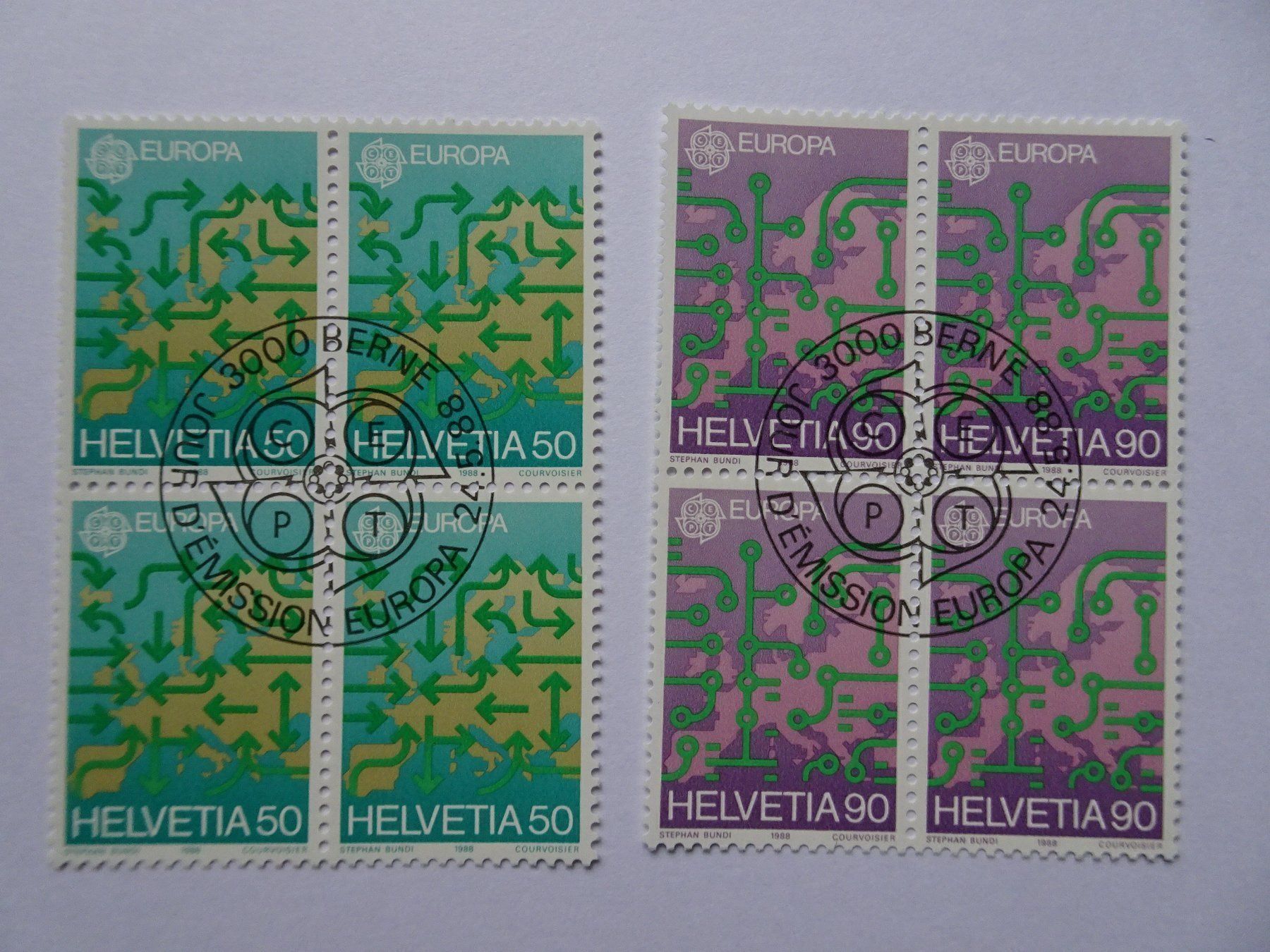 Tous les timbres: 1988 – Neuf (Voir description) à Aadorf par Chnorli-Furz