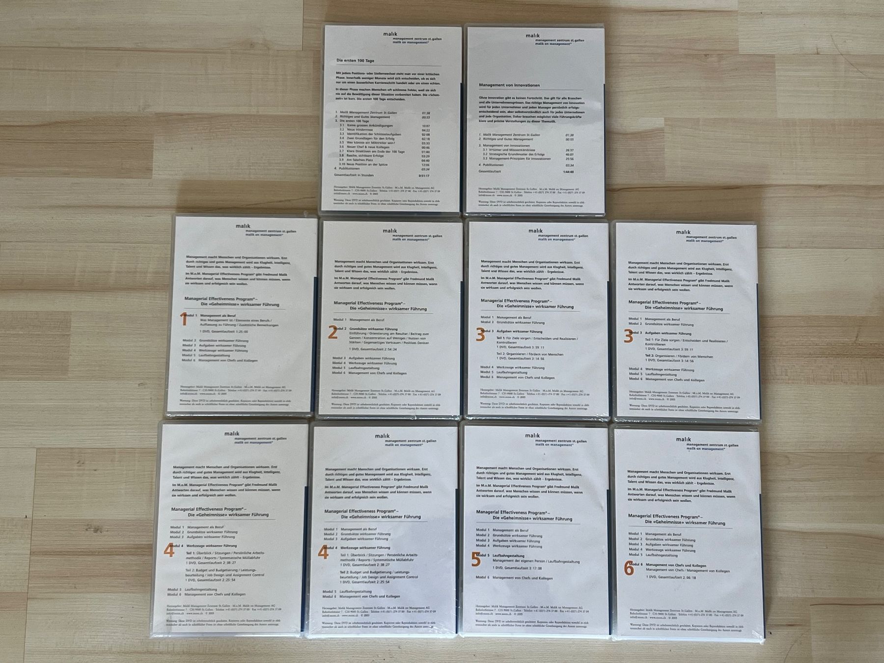 Tutti i DVDs: Fredmund Malik - Management - Komplette DVD Box – Nuovo e nell'imballaggio originale da Altstätten SG venduto da sheamus 1