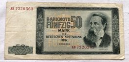 DDR - 50 Mark - 1964 - Banknote