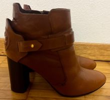 Tory Burch Leder Ankle Boots Gr. 36 - braun