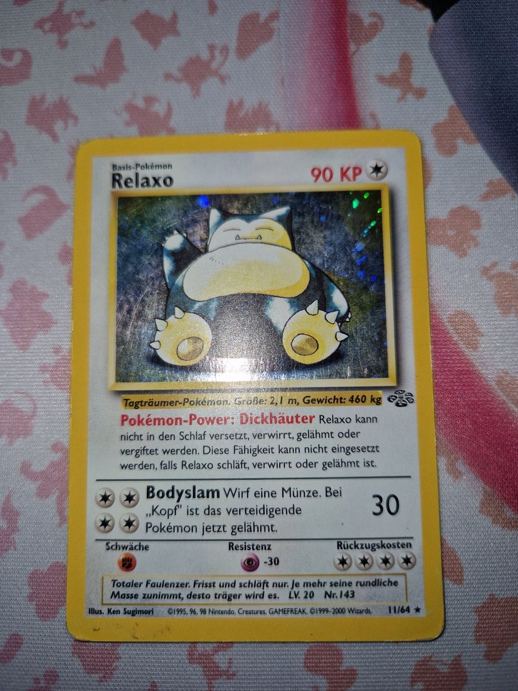 Pokémon Sammelbilder & Trading cards: Relaxo DE Jungle Holo – Gebraucht aus Wangen b. Olten von shlem 3