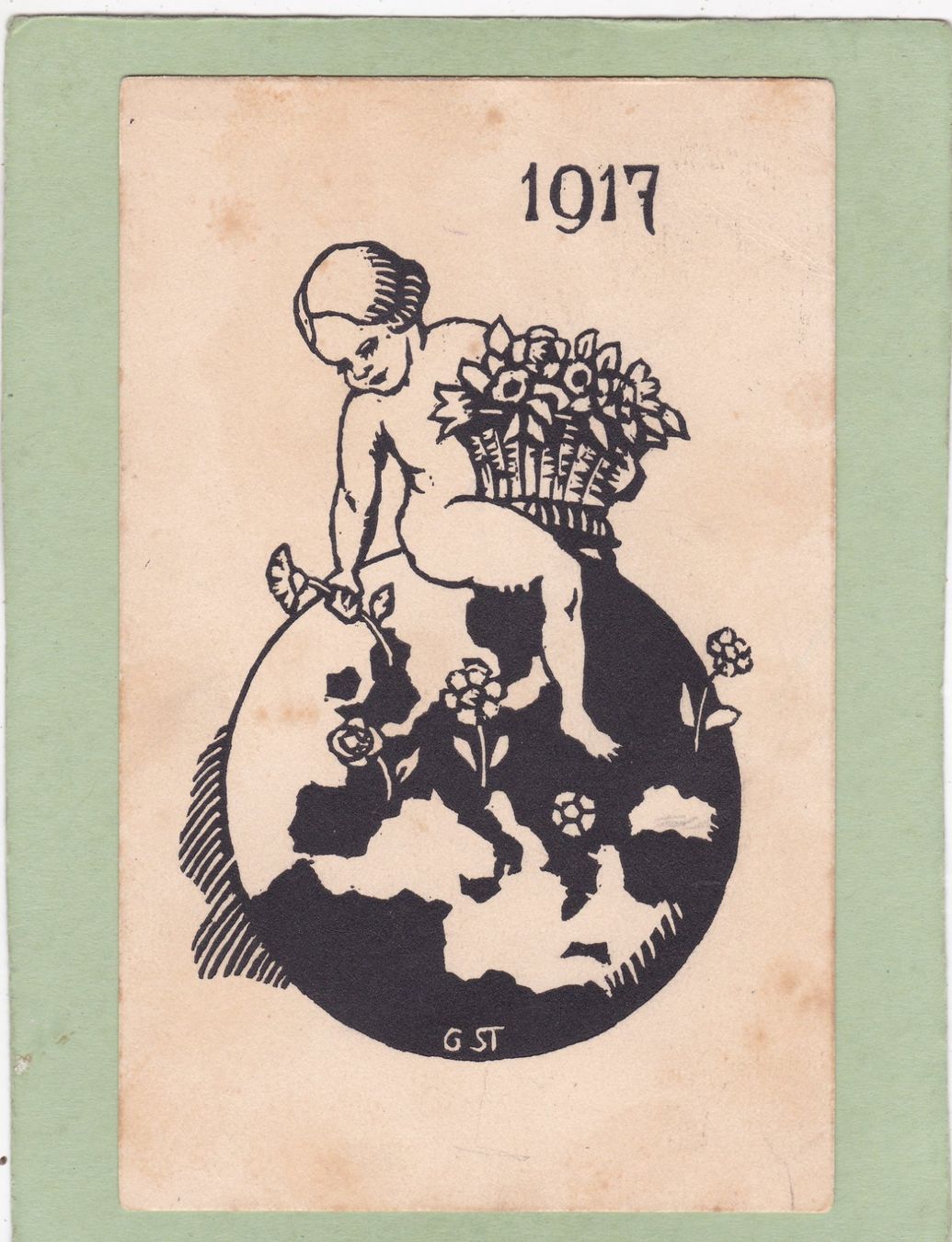 Cartes postales: Kitsch Kunst 1917 1916 – D'occasion à Herisau par Lisegrat2008