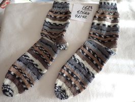 Handgestrickte Wollsocken 6 Fädig  Gr.41/42   (623)