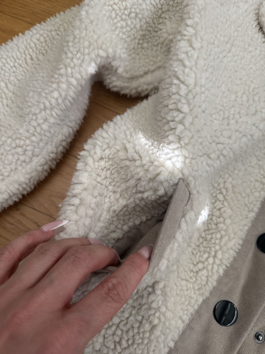 Zara Giacche: Zara Teddy Jacke, Grösse S, Beige – Usato da Wittenbach venduto da Apicel 1