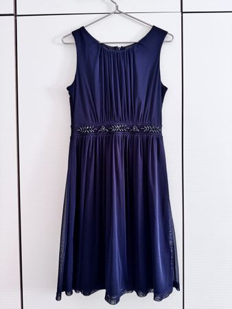 Cocktailkleid Dunkelblau Gr. 36 / Jakes