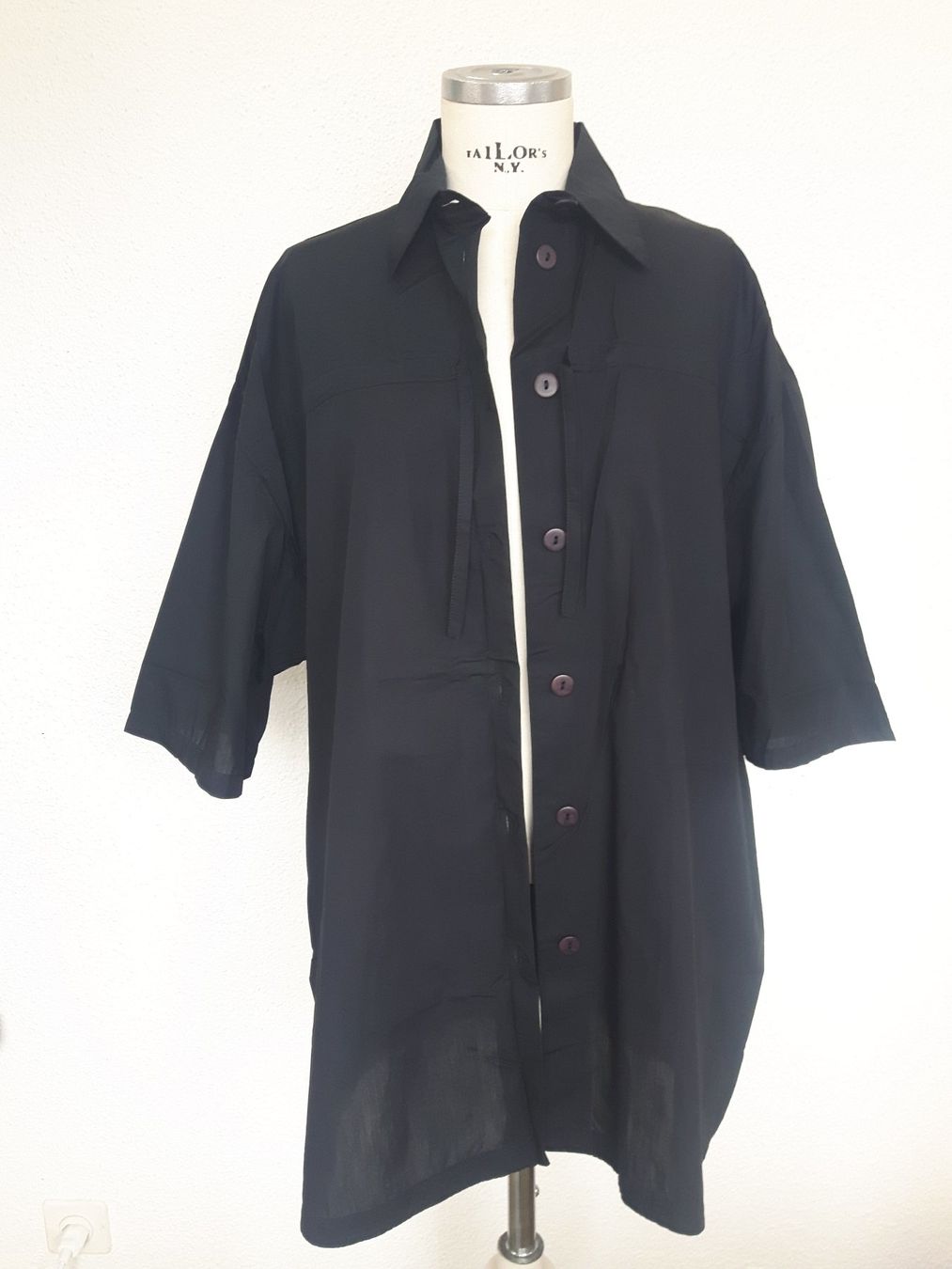 Blusen: NOOK Popeline Designer Bluse , schwarz,Gr. L , Oversized NEU – Neu (gemäss Beschreibung) aus Beckenried von SylvkensWorld 2