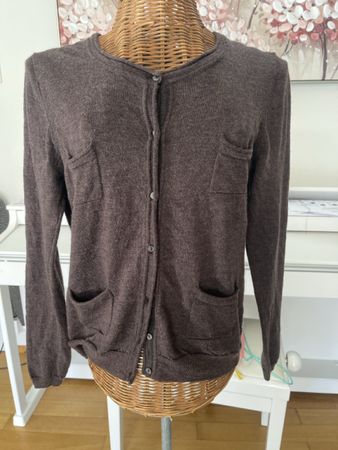Braune Strickjacke, Burton, S