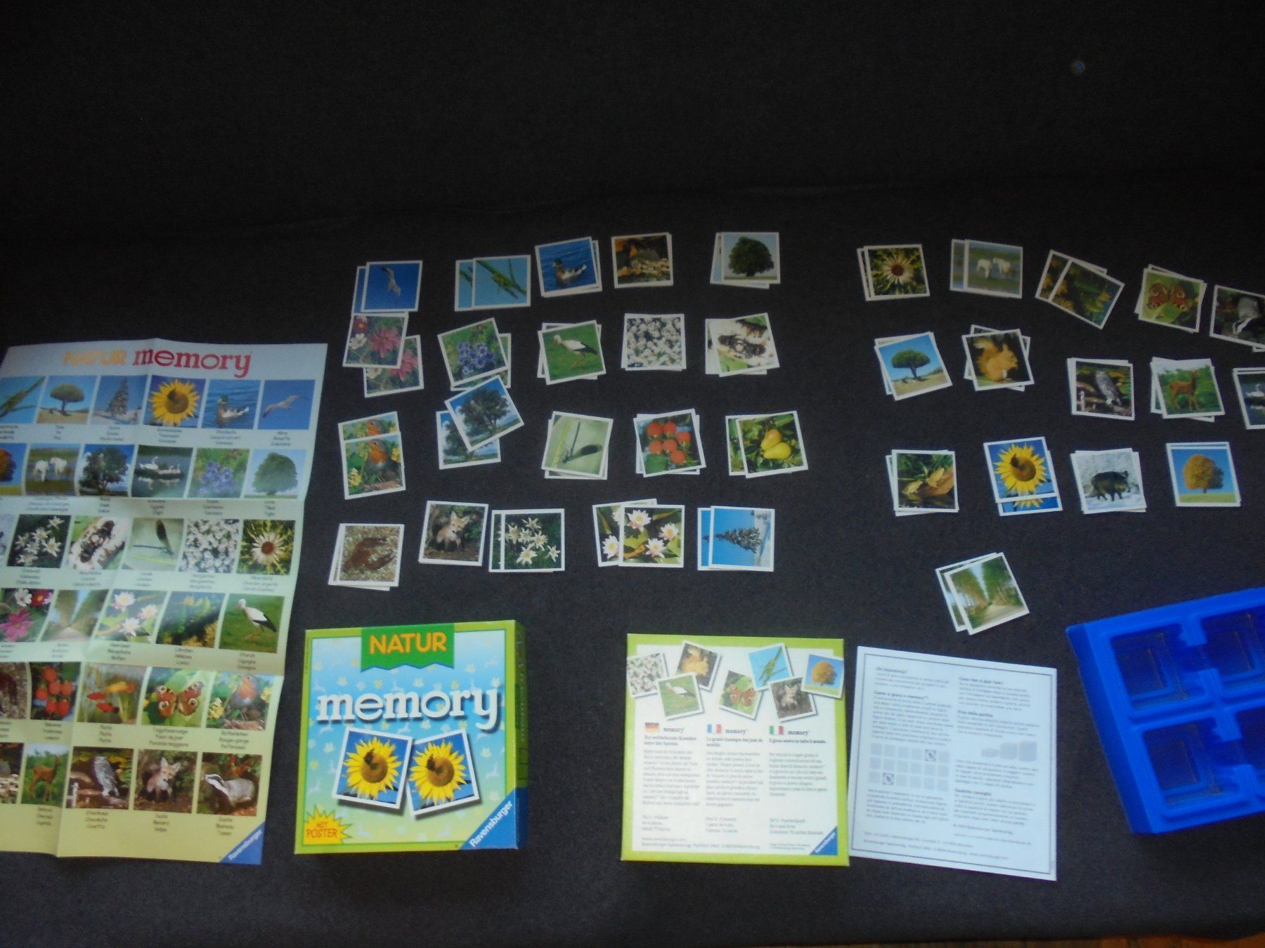 Ravensburger Giochi: Ravensburger Natur Memory 72 Kratern Spiel mit Poster – Usato da Rüschegg-Heubach venduto da Ofen111 3
