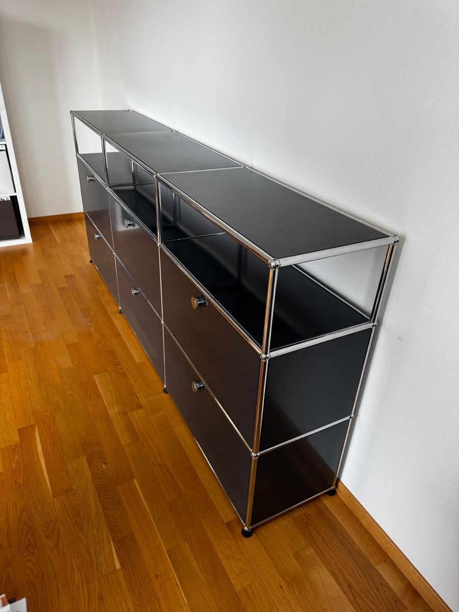 USM Scaffali: USM Haller Sideboard Anthrazitgrau Inklusive Lieferung/Aufba – Usato da Balsthal venduto da Designhaus.Schmitt 1