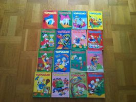16 X  ITALIENISCH Topolino Walt Disney Comic