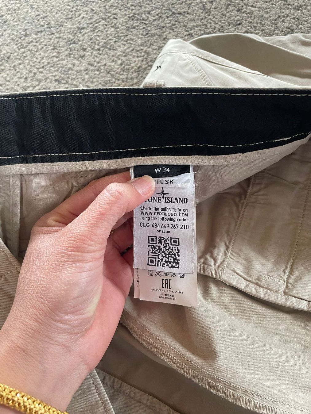 Stone Island Pantaloni: Hose Stone Island Grösse: 34 – Usato da Würenlos venduto da getskill 4