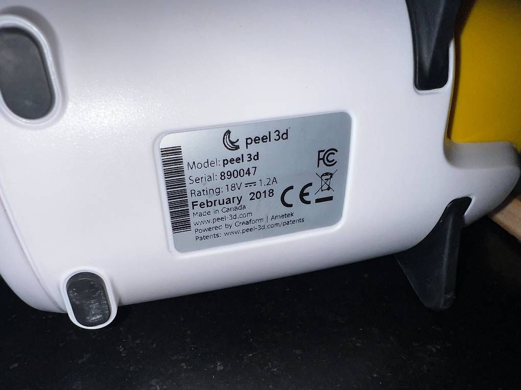 Scanner: Scanner Peel3D – Usato da Murist venduto da smartees01 2