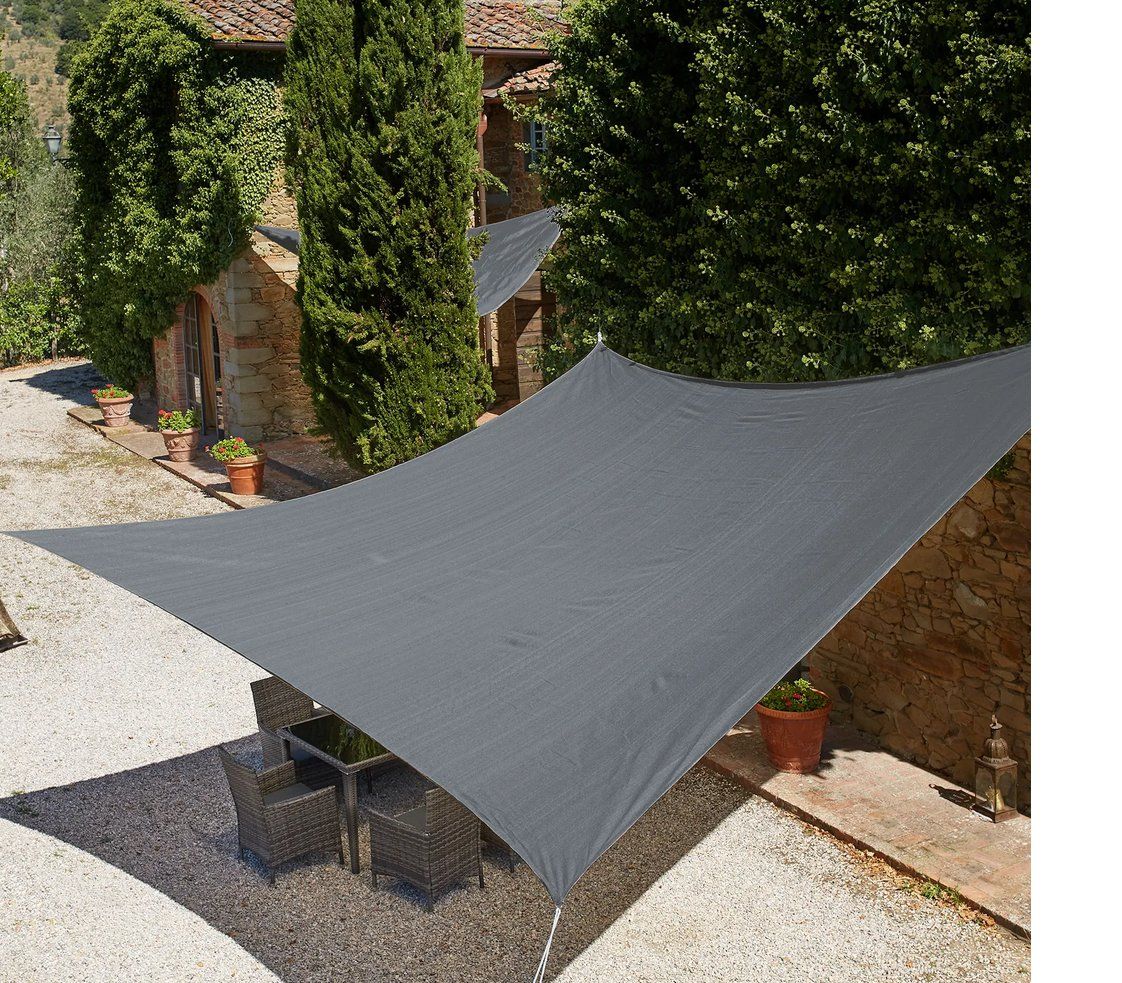Ombrelloni: Sonnensegel quadratisch grau 360 x 360 cm – Nuovo (secondo la descrizione) da Steinhausen venduto da Retourenprofis