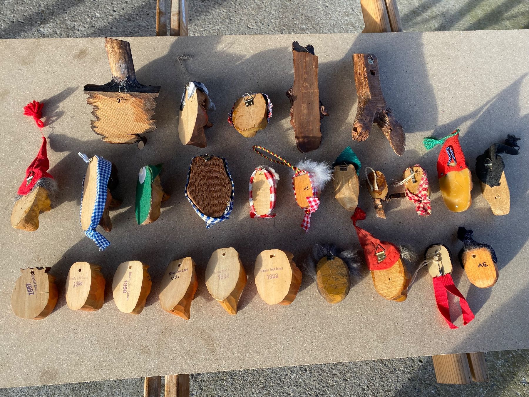 Sonstige Antiquitäten & Kunst: schöne Krienser Holzmasken – Gebraucht aus Feldbach von Olive1 7