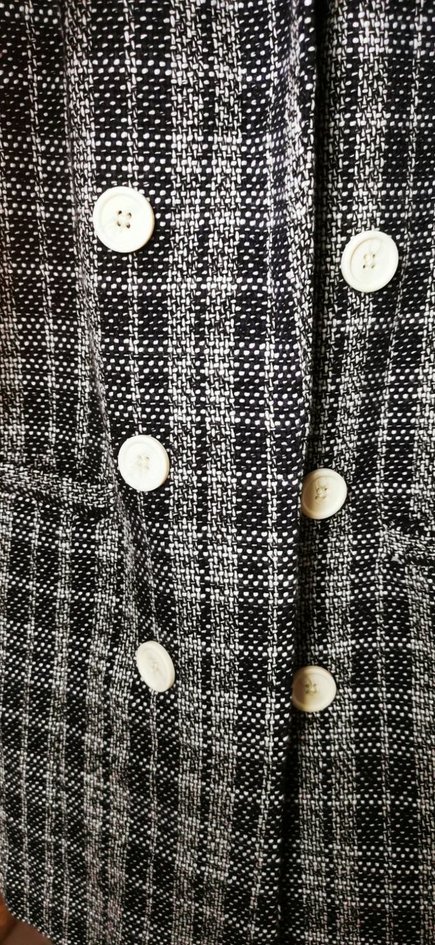 Cappotti: Schicker Damen Mantel Schwarz-Weiss kariert - Gr. 38 / M – Usato da Wettingen venduto da JasminL92-2 5