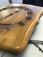 Wanduhr !! Holz ! antik  sehr gepflegt