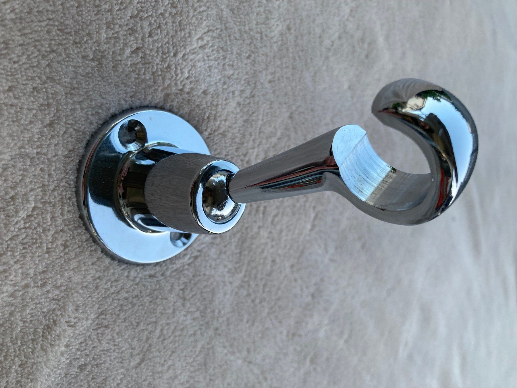 Altro per il bagno: Brausenhalter/Duschhalter mit Gelenk verchromt – Nuovo e nell'imballaggio originale da Tägerig venduto da Biene101 3