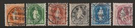 1891 : Serie Stehende Helvetia Nr. 66C - 71C : KP 345.--