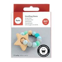 Greifling "Stern", mint grün, Bastelpackung