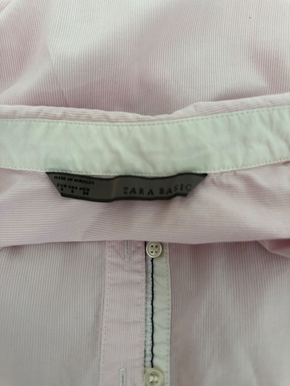 Zara Camicette: Blau und rosa Zara Basic bluse – Usato da Zürich venduto da kuszi 6