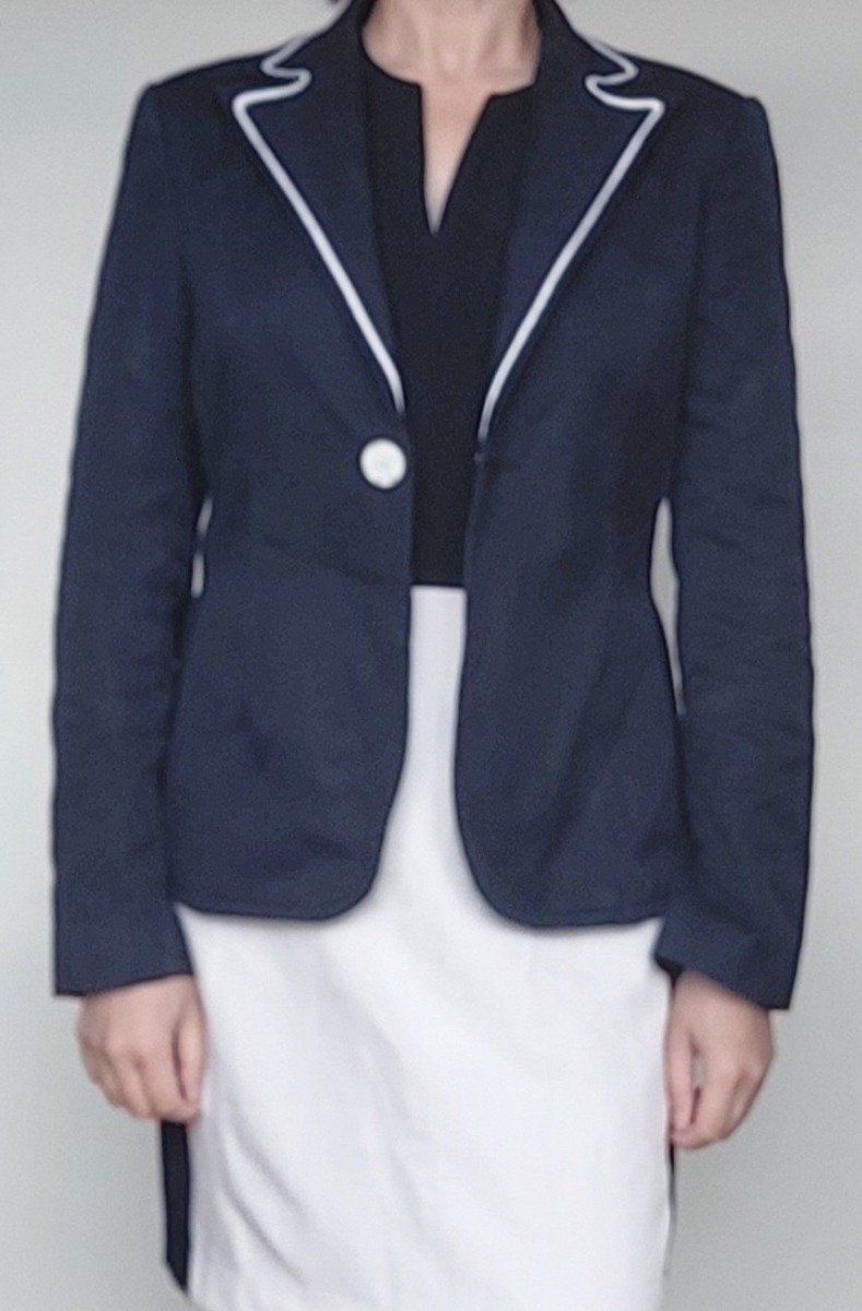 Giacche: Damen Blazer Designer Edmund Ser Dunkle Blau – Usato da Horgen venduto da zur_jq85