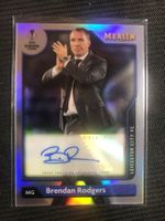 Topps Chrome Merlin Brendan Rodgers Leicster City Autogramm