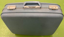 Blauer Vintage Koffer aus den USA (1950er Jahre, Oshkosh)