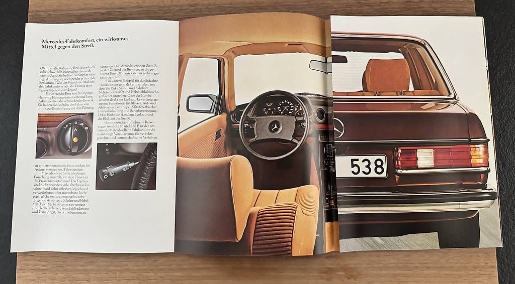 Mercedes-Benz Dokumente: Mercedes Benz 280, 280E Prospekt – Gebraucht aus Rothrist von Flegu 3
