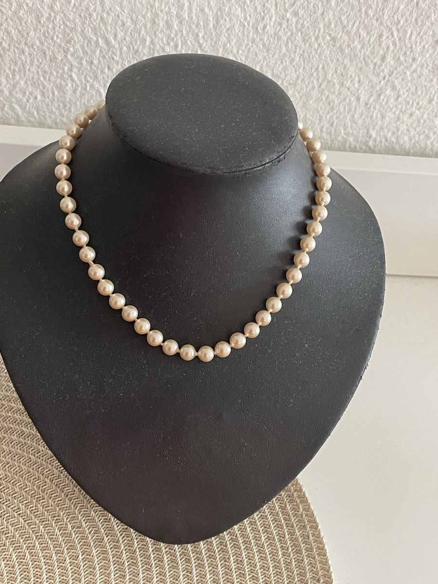 Catenine: vintege ancien  Collier Perles Crème  – Usato da Worben venduto da benit.drn