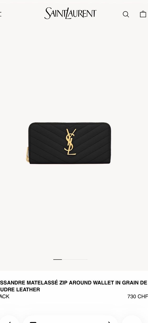 Saint Laurent Portemonnaie: Saint Lau Rent Zippy Wallet – Gebraucht aus Zürich von but_jgl8 9