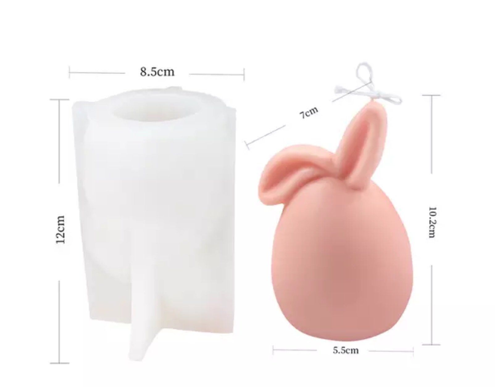 Teglie da forno: Giessform Silikonform Hase Nr. 1 – Nuovo e nell'imballaggio originale da Kaltbrunn venduto da schere-stein-papier