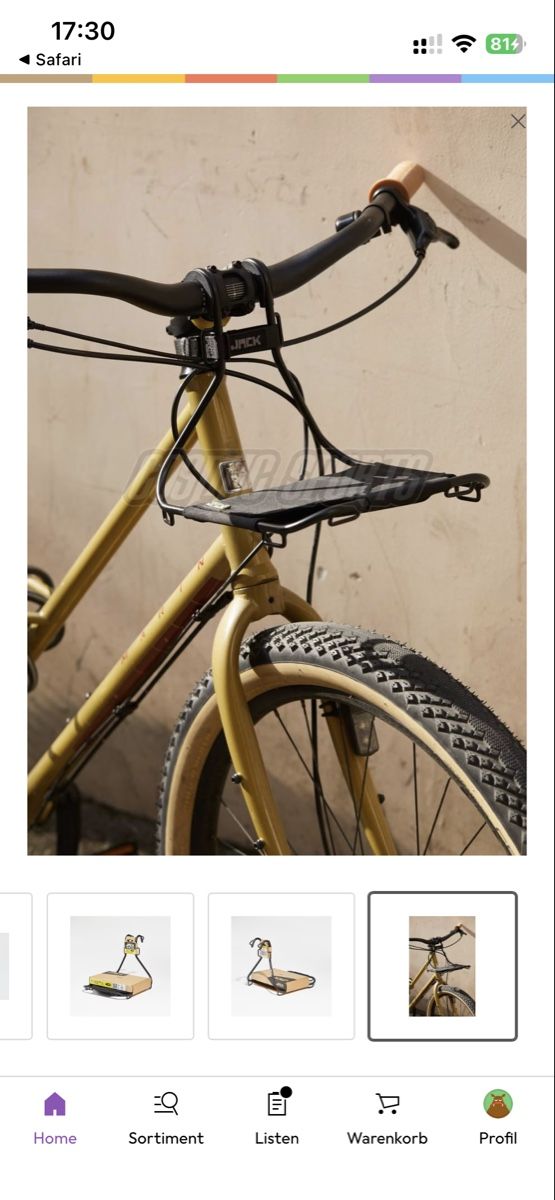 Pezzi di ricambio: Jack Rack Gepäckträger fürs Velo – Usato da Zürich venduto da Franca8000 3
