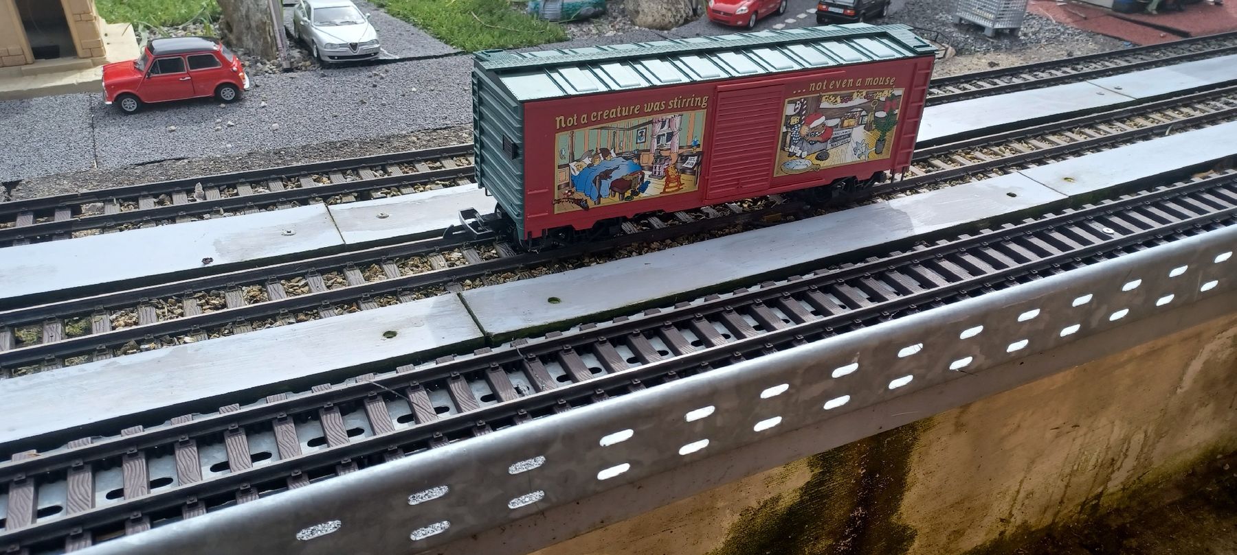 Piko Modellini di ferrovie: Weinachtswagen Spur G – Usato da Rüschegg Heubach venduto da vpe 1