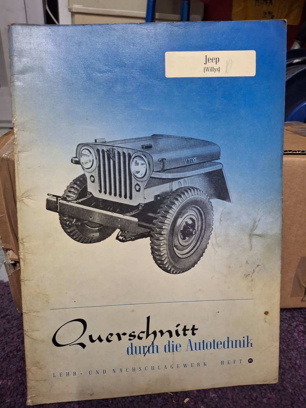 Libri: Jeep Willys Autotechnik Buch – Usato da Horriwil venduto da TOKYONIGHTS