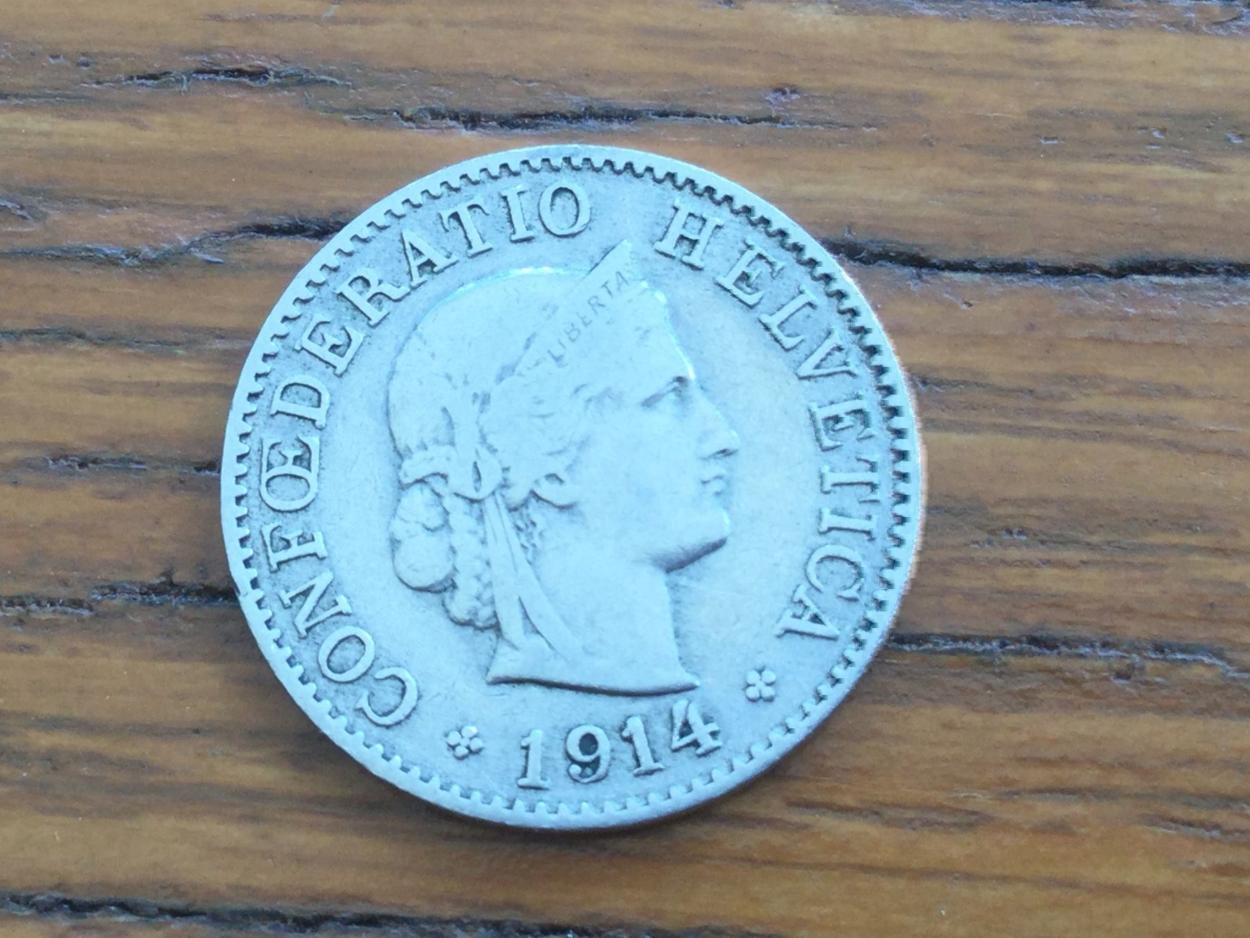 Tutti le monete: 5Rp. 1914 – Usato da Riehen venduto da hansi999 1