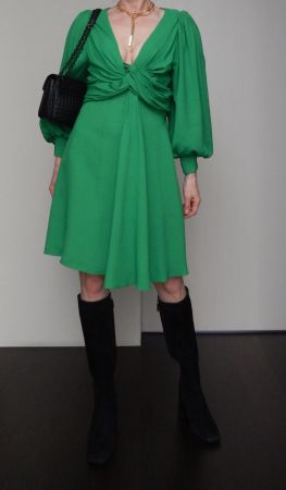 Orig. CELINE Kleid aus Krepp Gr. 36, NP 2'750.--