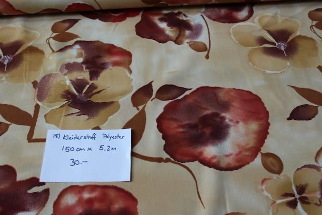 Tessuti: Kleiderstoff Blumenmuster – Nuovo (secondo la descrizione) da Zürich venduto da yvo_9d6l 1
