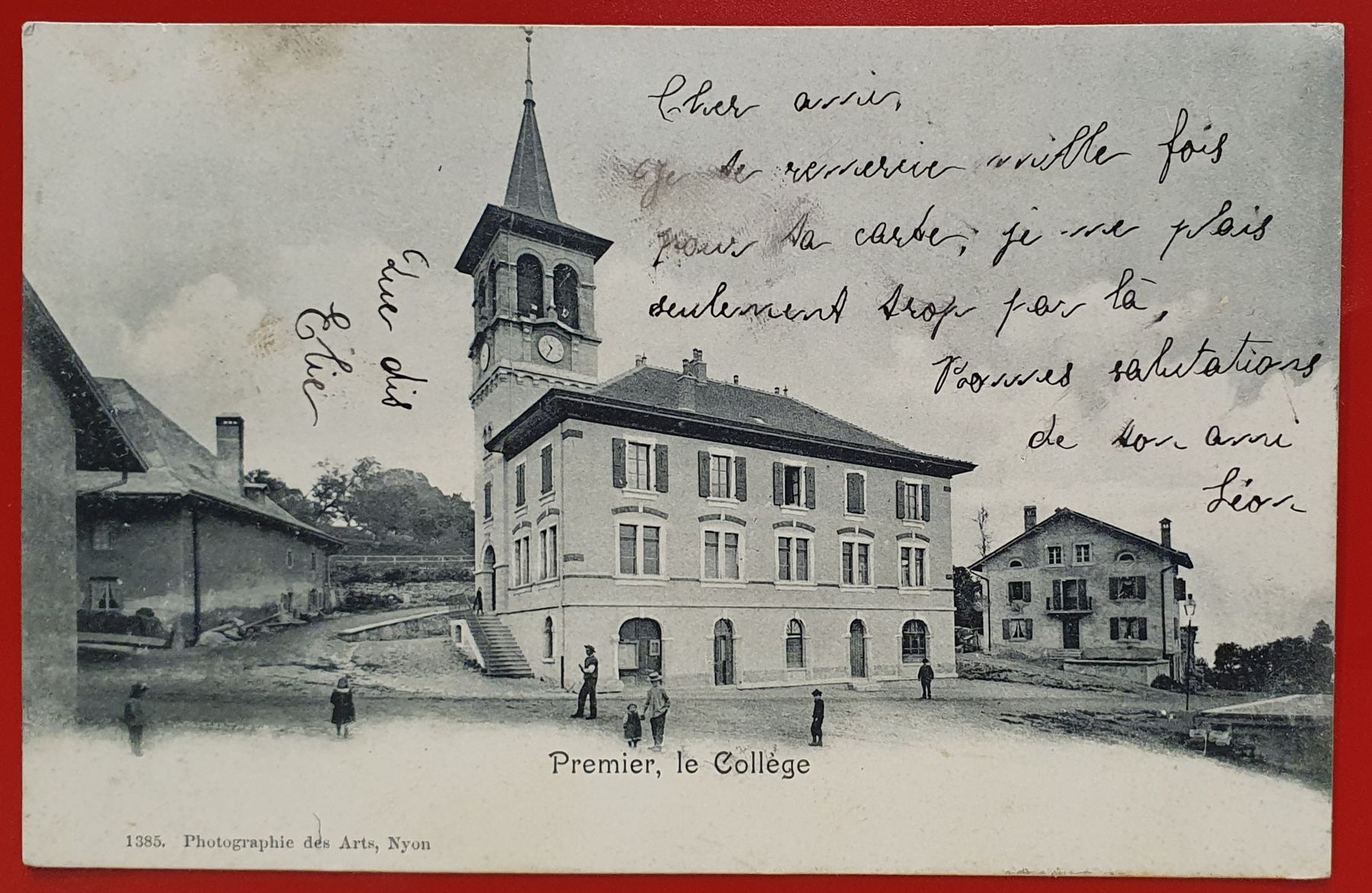Cartoline postali: Premier 1904 -  le Collège – Usato da Kreuzlingen venduto da Rschweiz1