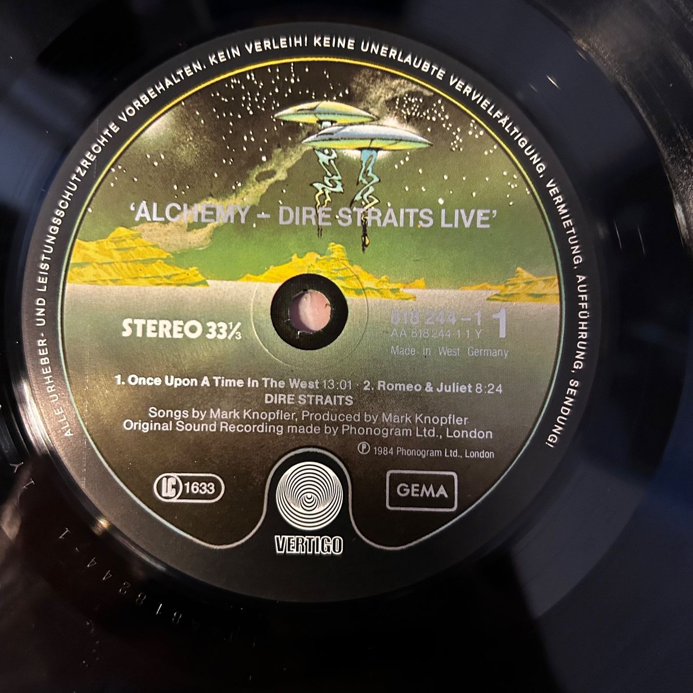 Dischi in vinile: Dire Straits - Alchemy Live, Vinyl DLP – Usato da Aesch BL venduto da BlueMusicRecords 3