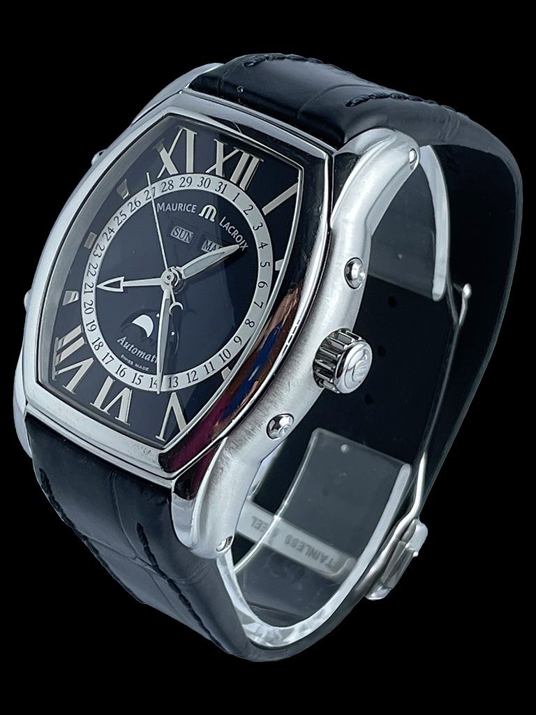 Maurice Lacroix Orologi: Maurice Lacroix Masterpiece Phase de Lune Tonneau – Usato da Schöfflisdorf venduto da Rodich 1